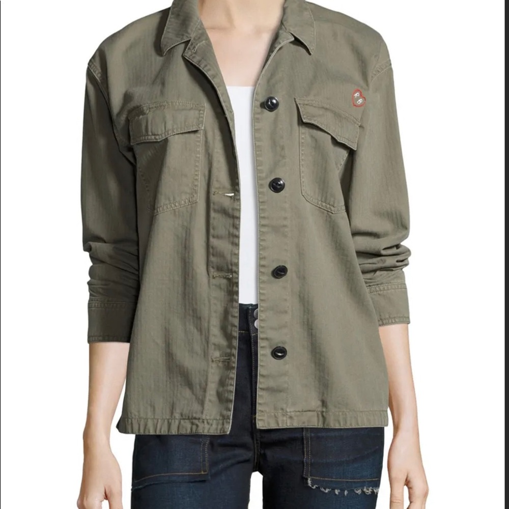 NWOT Rag and Bone Green Utility Surplus Jacket Size Medium